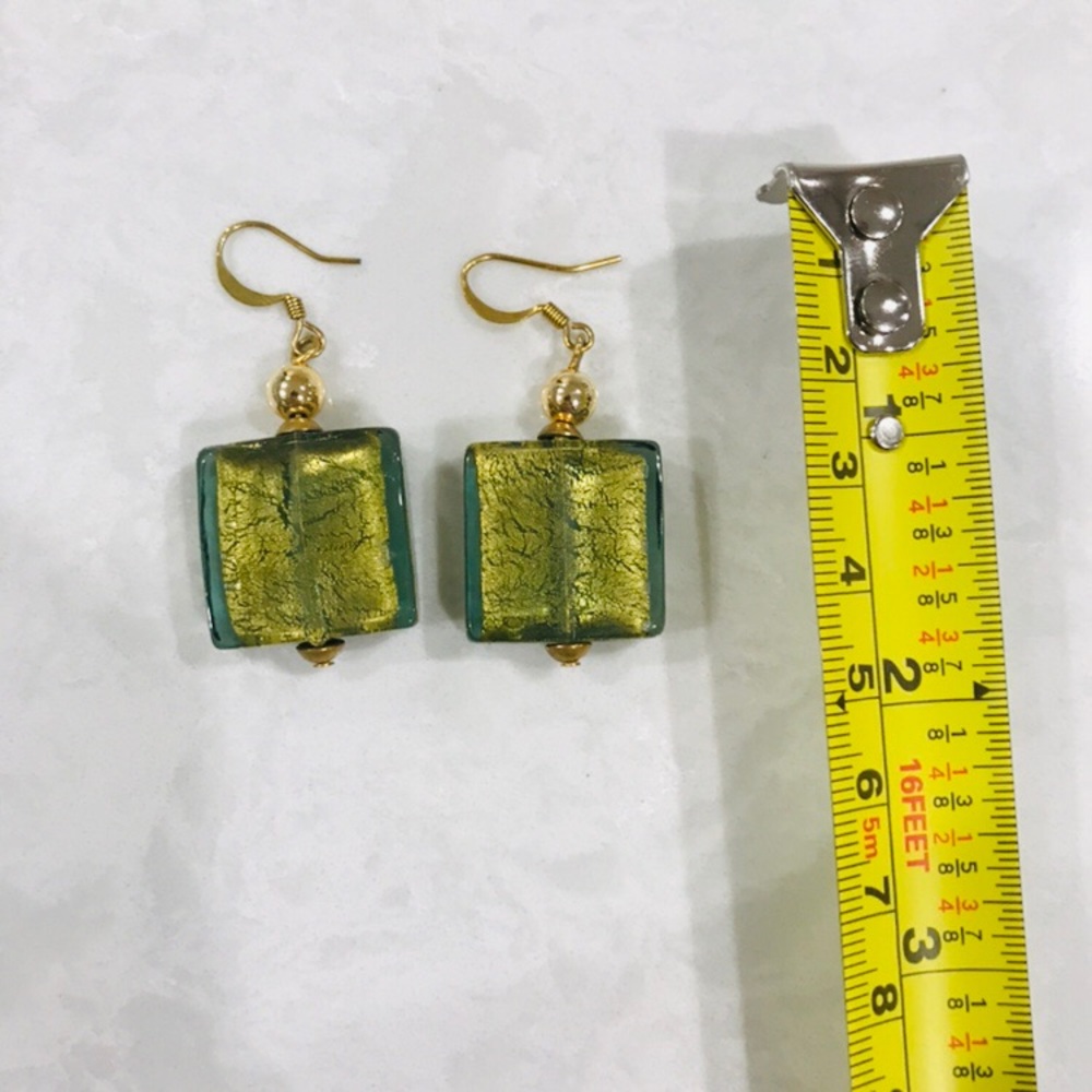 Italian Blown Glass Earrings - Picture 4 of 6